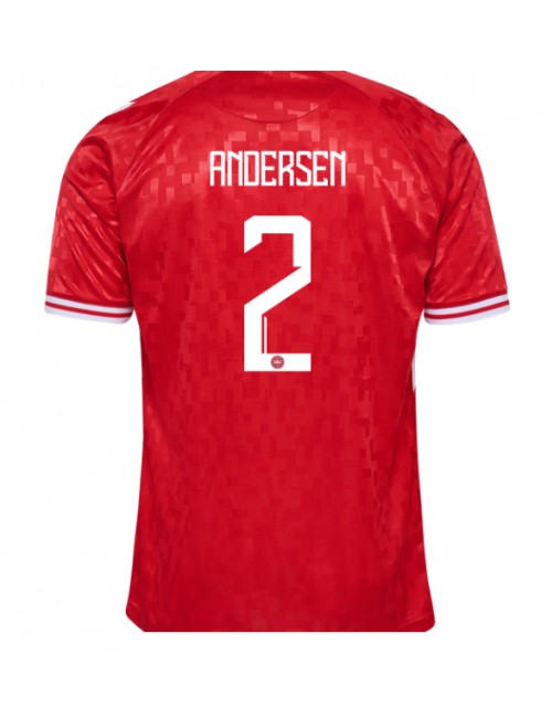 Danska Joachim Andersen #2 Domaci Dres EP 2024 Kratak Rukavima Danska Joachim Andersen #2 Domaci Dres EP 2024 Kratak Rukavima